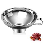 Canning Funnel for Kitchen Use, Wide Mouth Food Grade Stainless Steel Funnel