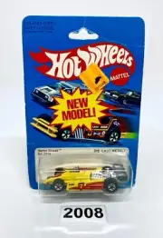 Hot Wheels 1986 Vintage 80s Turbo Streak #3914 New Model Black Wall Mattel