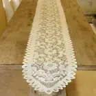 Tablecloth Wedding White CHRISTMAS Decor Runner Supplies Table Vintage