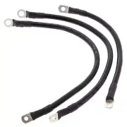 Battery Cable Kit Black For Harley FXR Super Glide 1986-1988