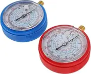 COSMEVIVI 1 Pair Refrigerant Charging Gauge Car Ac Gauge Refrigerant Pressure Gauge Plastic Stainless Steel Ac Pressure Gauge