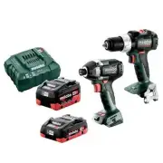 Metabo 18V 4.0Ah & 5.5Ah Brushless Cordless Hammer Drill & Impact Driver Kit