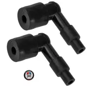 2x Spark Plug Boot Cap 90 Degrees For Kawasaki Vulcan 1600 Mean Streak 2004-2008