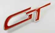 Red and Silver Mini & Mini Cooper GT Aluminium Grille Badge CZH1220