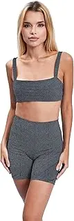 [R REEZEY] Yogawear Women's Clothing Outdoor Running Fitness Clothing Tight Quick Drying Sportswear Yoga Outfit Women's Legging, Color L, L