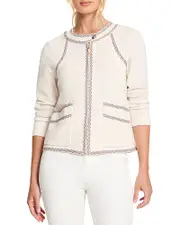 Nic+Zoe Lined Up Knit Jacket