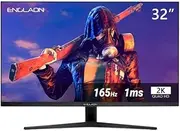 32 Inch Gaming Monitor 2K QHD Frameless VA Display with AMD FreeSync and Height Adjustable Stand 165Hz 1Ms MPRT