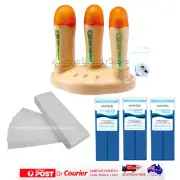 3 in One Wax Warmer Kit Roll On Cartridge Heater Caronlab VIVA AZURE Strip Wax