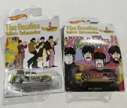 Hot Wheels “ Yellow Submarine” Two - Ringo & John- Cockney Cab & Fast Felion