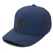 Volcom Men's Stone Tech Delta Navy Flexfit Hat