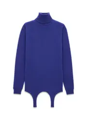 [Saint Laurent] Saint Laurent-Cashmere Sweater With Garter Detail-Donna M