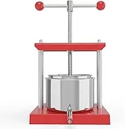 SQUEEZE master Fruit Press 0.8 Gallons/3 Litres, Cheese Tincture Herbs Fruit Wine Hand Press, Stainless Steel & Iron for Juice, Cider, Wine, Olive Oil