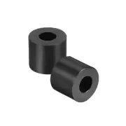 Nylon Round Spacer Washer 3.2mmx7mmx5mm Unthreaded for M3 Screws Black 300Pcs