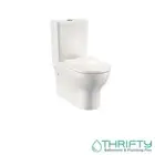Caroma Clark Round Back To Wall Toilet Suite - Bottom Inlet (Slimline Seat)