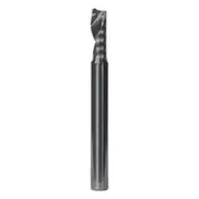 CARBITOOL 1/4inch TC Straight Spiral Router Bit for Hard Plastic & Aluminium - 1/4inch Shank TSP08 SH