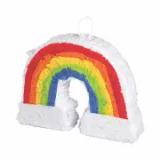 Happy Day Rainbow Pinata, Party Decor, Birthday Games, 1 Piece