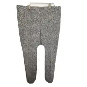 NWT Ann Taylor Leopard Animal Print Pants Size 18 The Ankle High Rise Slacks