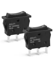 KCD4-3NC Momentary Rocker Switch 3 Pins 3 Positons Double Side in-Out Rocker ...