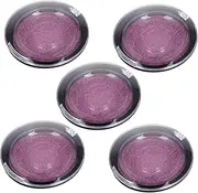 VICASKY 5pcs Round Lash Kit Compact Storage Box for Fake Eyelashes Small Lash Container Portable Packaging Case