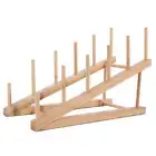 Ladder Type Pot Lid Holder Drying Dish Drain Rack Home Decoration