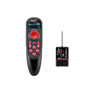 HOTRC DS650 2.4GHz 6CH FHSS Transmitter Color Display Built-in 3.7V 1500mAh Battery Radio Controller With Receiver for R