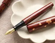 Wancher Fountain Pen | Sekai Kaba Zaiku - Yamazakura Sakura Ame, Calligraphy Pen