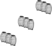 Happyyami 3sets Fishing Bug Nets Hat Portable Netting Head Net Netting Neck Cover Mesh for Garden Outdoor Supplies 3pcs*3