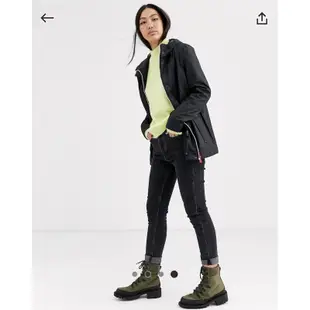 二手+全新正品 Hunter Boots 輕量橡膠防水外套雨衣 黑藍軍綠三色