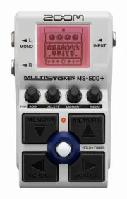 New ZOOM MS-50G+ MultiStomp Guitar Pedal Multi-effector 4515260029549