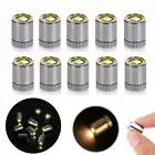 10Pcs Miniature Electric LED Light Spotlights Tiny Small LED Lights with Battery
