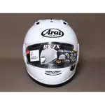 二手 ARAI RX-7X FIM RACING #1 安全帽 XL 白色
