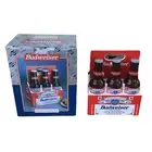 Vintage Enesco Budweiser 6 Pack Beer Bottle Collectible Cookie Jar 1998 NIB