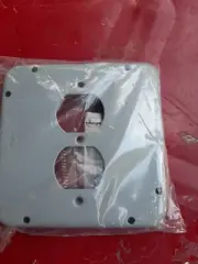 Electrical Steel Square Outlet Cover 5" Raised 1/2” FREE SHIP