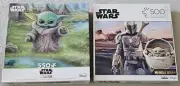 Two Star Wars Mandalorian Puzzles ~Thomas Kinkade & Disney Buffalo ~ Ships Fast