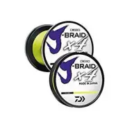 Daiwa JB4U20-300FY J-Braid X4 4 Strand Braided Line, 20# 300 yd