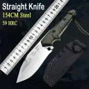 Jungle Wilderness Bush Survival Knife Emergency Bug Out Fixed Blade Batoning