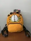NEW Mad Engine Garfield 3D Chenille Plush Fluffy Furry Backpack Mini Nickelodeon