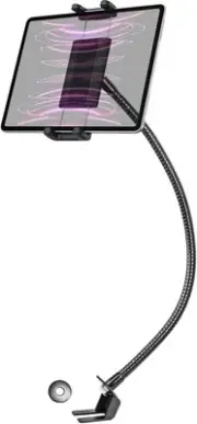 Car Seat Rail Tablet Holder for Truck, Metal Gooseneck Car Floor Seat Bolt