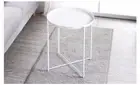 Metal Side Table Sofa End Coffee Snack Plant Stand Night Furniture Modern White