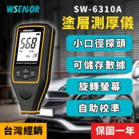 在飛比找momo購物網優惠-【WSensor】塗層測厚儀(SW-6310A/SNDWAY