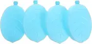 4Pcs Refillable Ice Packs for Lunch Bags Portable Ice Box for Camping and Travel Keeps Food Cold for Picnics Beach Trips and Outdoor Activities