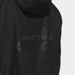 Motus | adidas 男 連帽 防風 防曬 外套 白 黑 HM2977 HM2976
