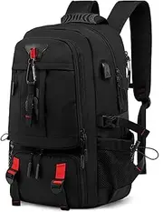 Daseeme Outdoor Backpack with USB Interface Shoe Compartment Large Capacity Travel Bag Hiking Camping Trekking Gear for Mountaineering and Travel