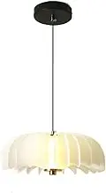 CJLWSLCO Creative Pumpkin Acrylic Pendant Light LED-18W Tri-Color Chandelier Light Bedroom Bedside Small Hanging Lamp Office Meeting Room Chandelier Coffee Table Lighting Fixture Indoor Adjustable Hei