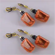 Turn Signal Indicator 4pcs/Set 12V 8mm Turn Signal Light Lamp for Nighthawk 250 650 750 Shadow VT1100 VT500 VT750 VT600 VT700 Rebel 250