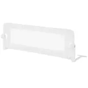 Costway Security Cot Bed Rail Guard Cot Security Fence Foldable Bed Guardrail Protection White