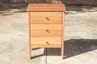 Mansfield 3 Drawer Bedside Table - Solid Spotted Gum Timber - Australian Made