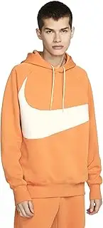 Nike Sportswear Swoosh Tech Fleece Men's Pullover Hoodie (X-Large, Hot Curry/Pearl White/Canvas)