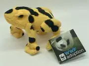 4" Wild Republic Plush Yellow with Black Spots Tree Frog NWT Stuffed Animal
