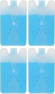 4Pcs Portable Ice Cooling Packs Multifunctional Ice Bags for Coolers Durable Ice Boxes with Sealed Lid for Food Storage Picnic Use No Water Needed